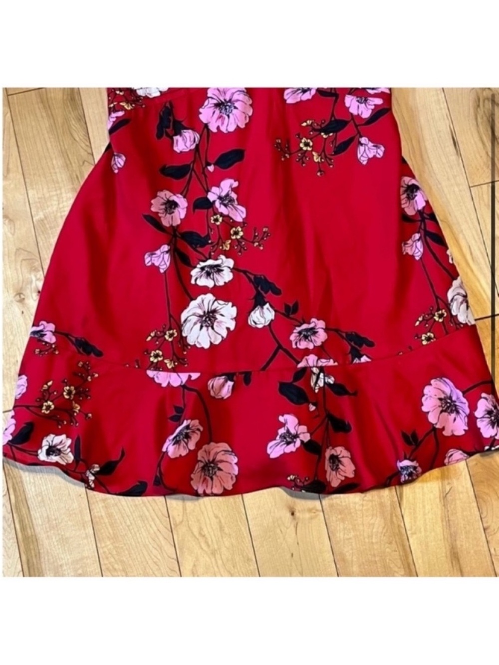 Keepsake The Label Red Ploral Darkness Mini Dress size extra small - Picture 4 of 11